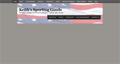 Desktop Screenshot of keithssporting.com